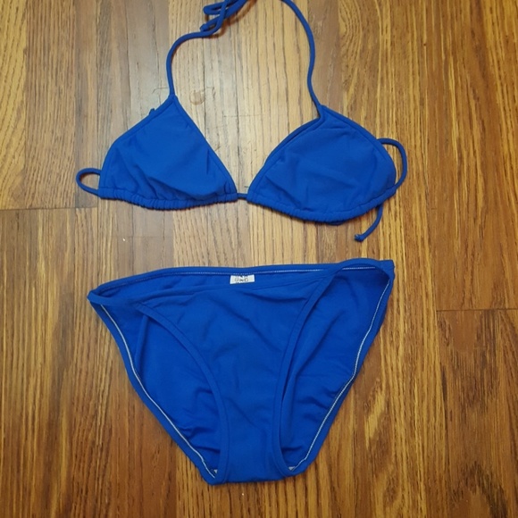 Dkny Other - DKNY Swim 2 Piece Blue String Bikini